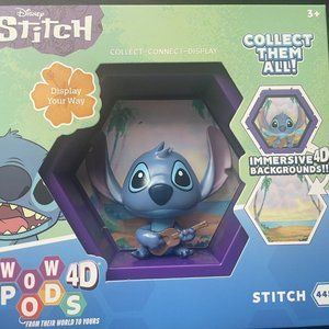 Disney Wow Pods 4D Stitch # 445 BRAND NEW